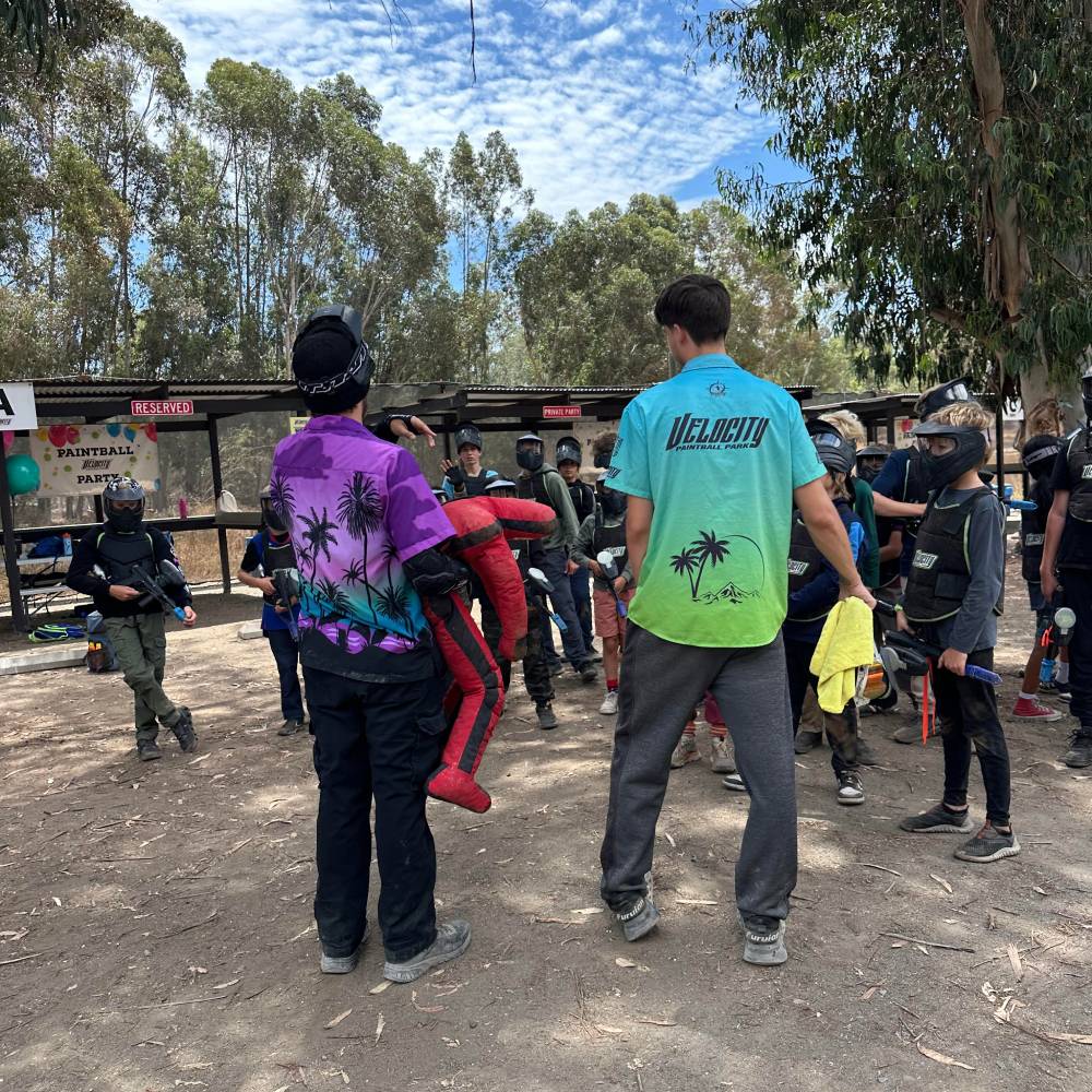Splat Camp at Velocity Paintball Park in San Diego County